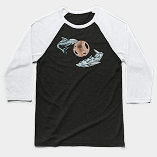 Space sharks Baseball T-Shirt